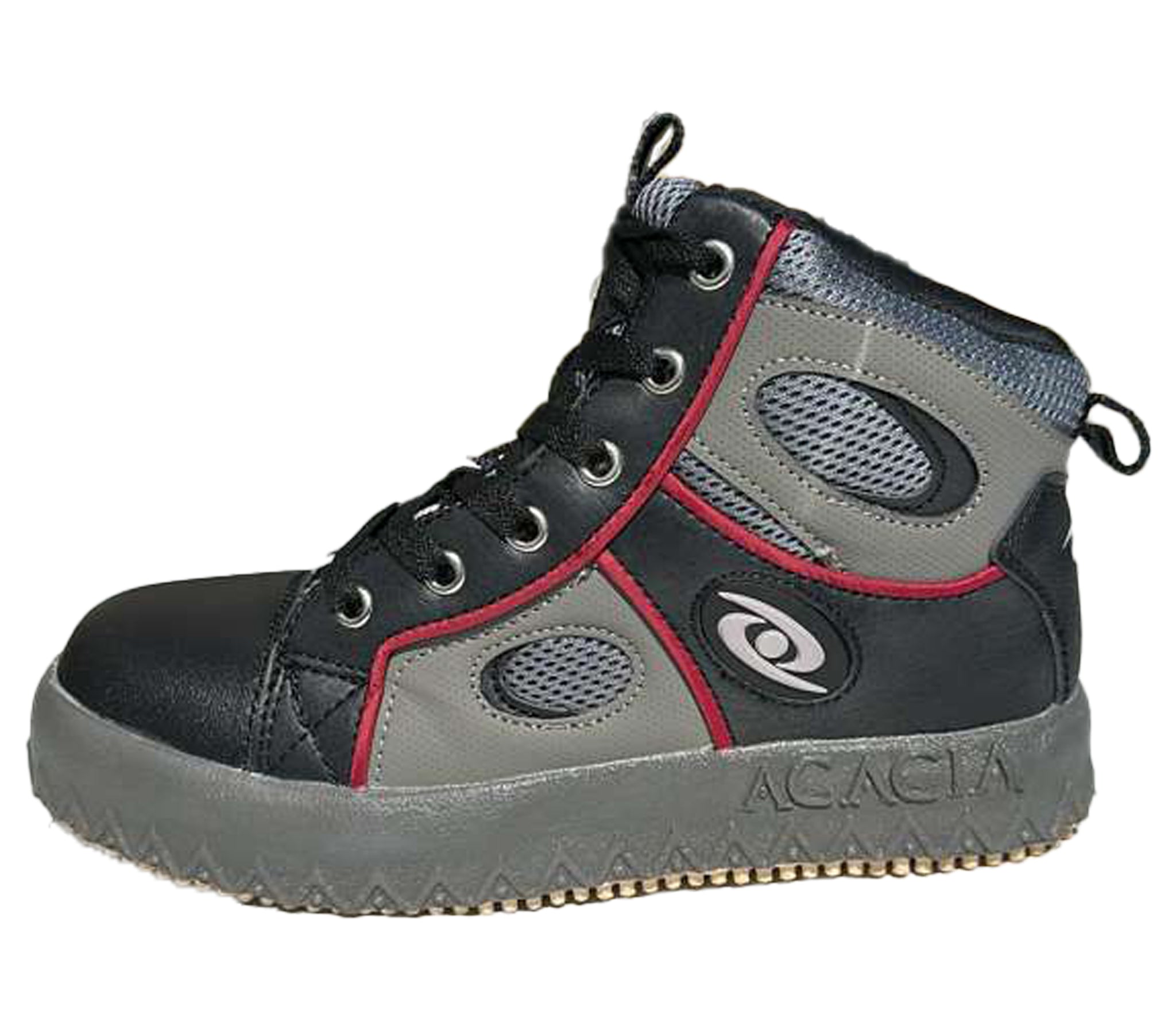 Acacia Grip-Inator II Lightweight Broomball Shoes - Outside View Left Shoe