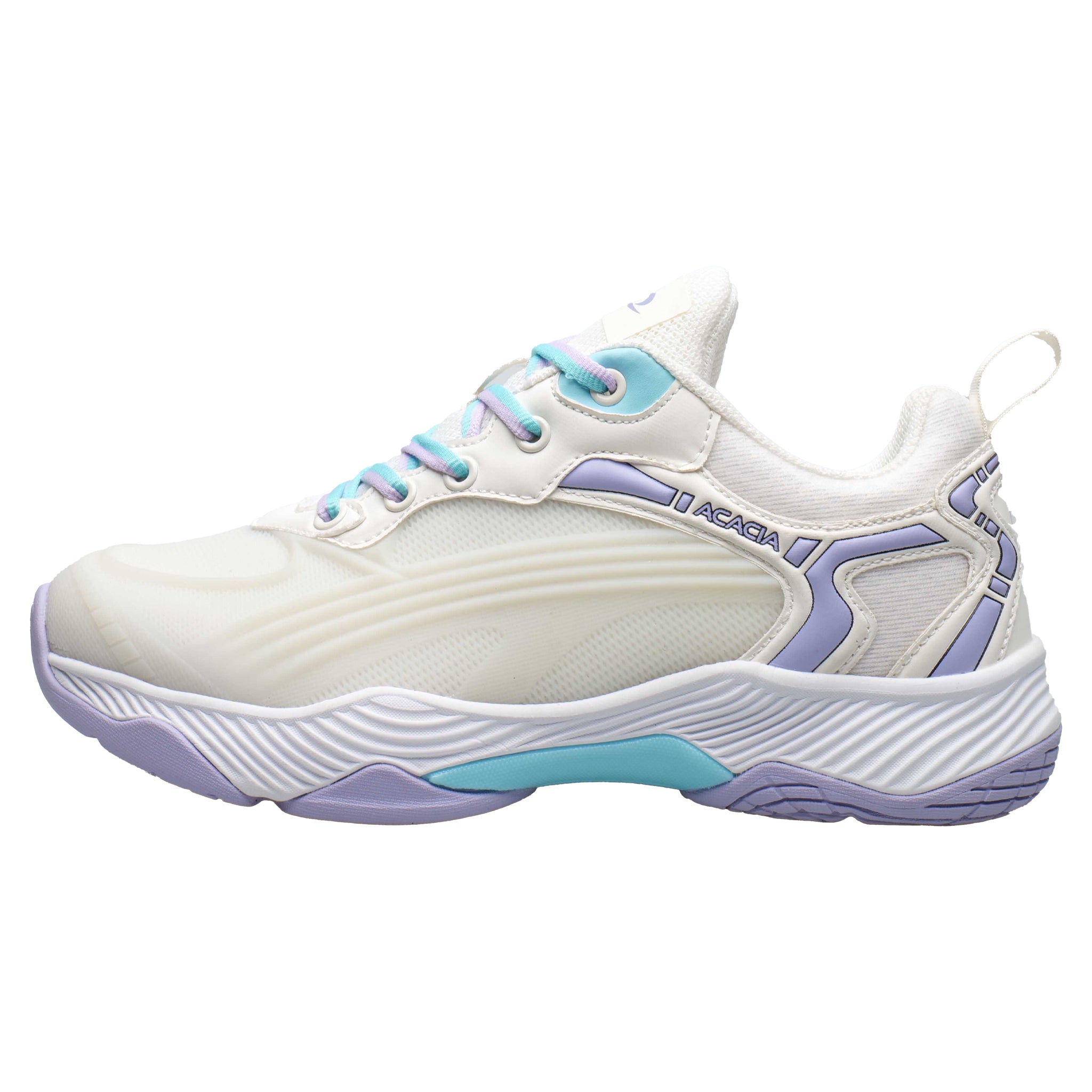 Left Side of Acacia DreamShot Amethyst Shoe showing lightweight design and Cloud Gel support