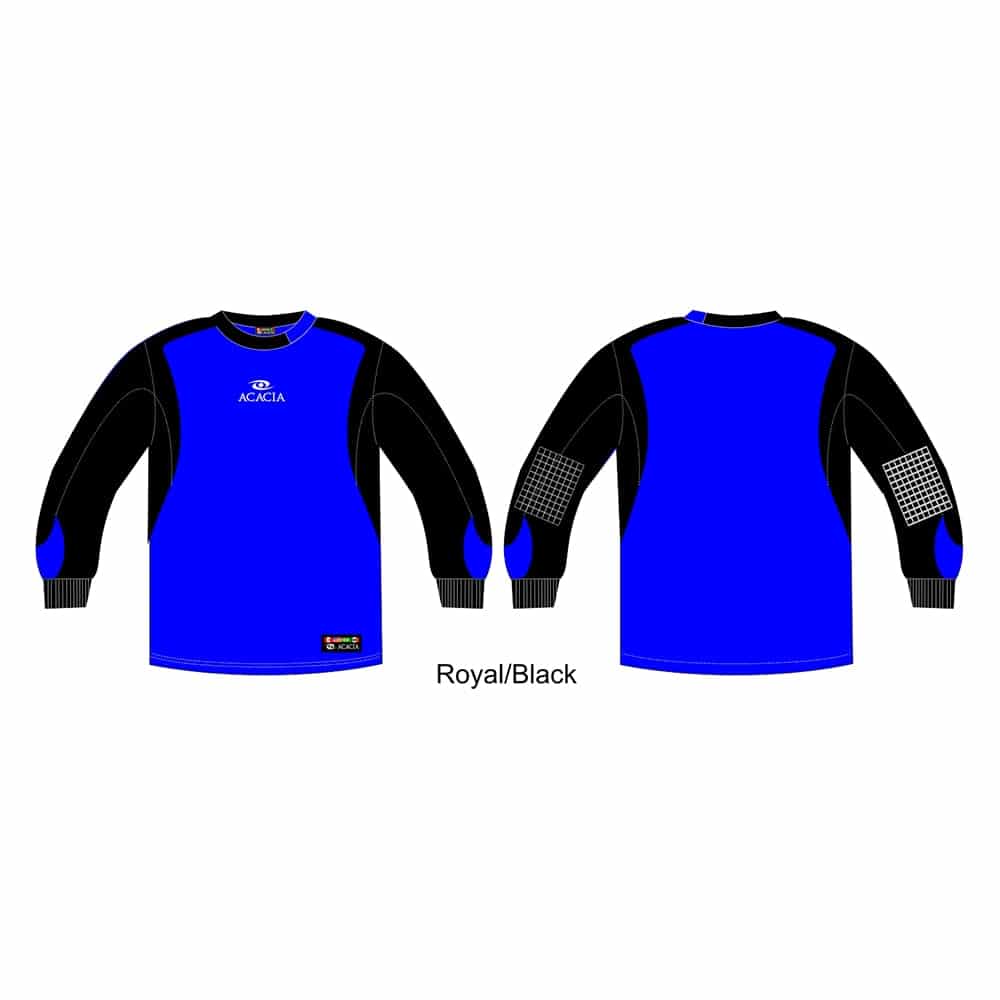 Royal Black High-performance padded goalie jersey by Acacia