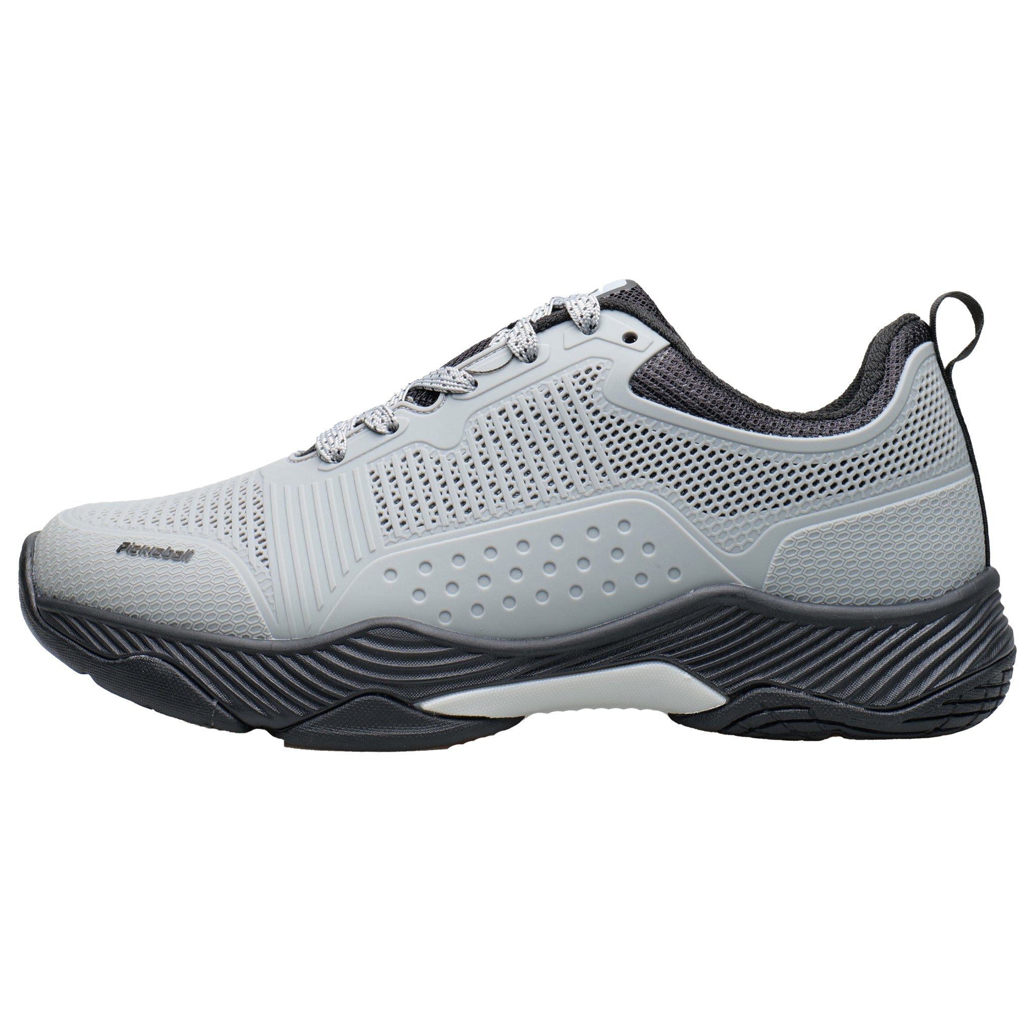 Left Side of Acacia FreshShot Graphite Shoe showcasing sleek unisex design and Cloud Gel technology