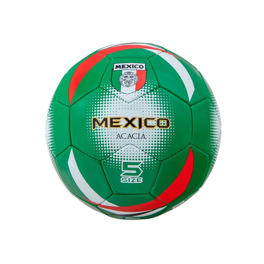 Acacia Mexico World Cup Ball on turf with tough cover