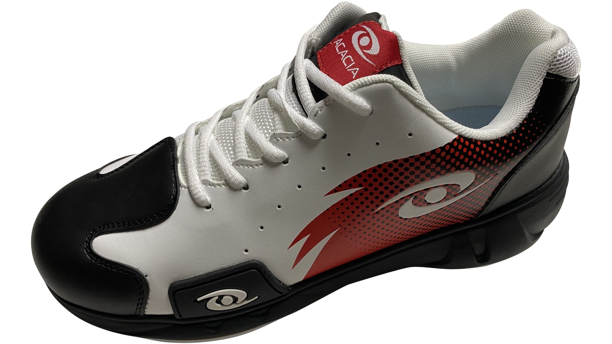 Top View Acacia Patriot Curling Shoes with Napa leather and breathable design