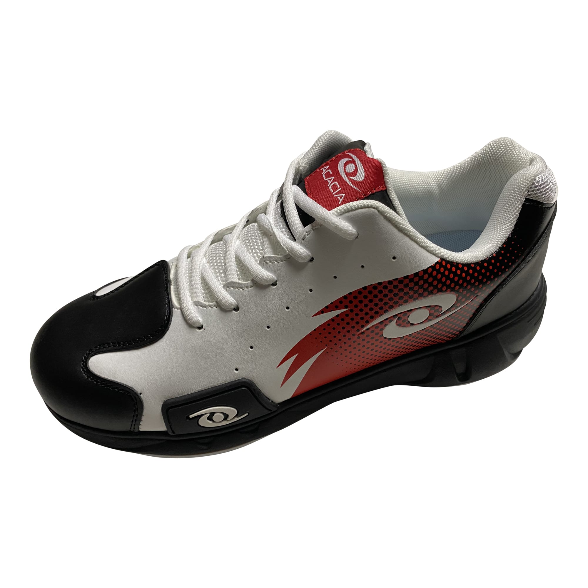 Top View Acacia Patriot Curling Shoes with Napa leather and breathable design