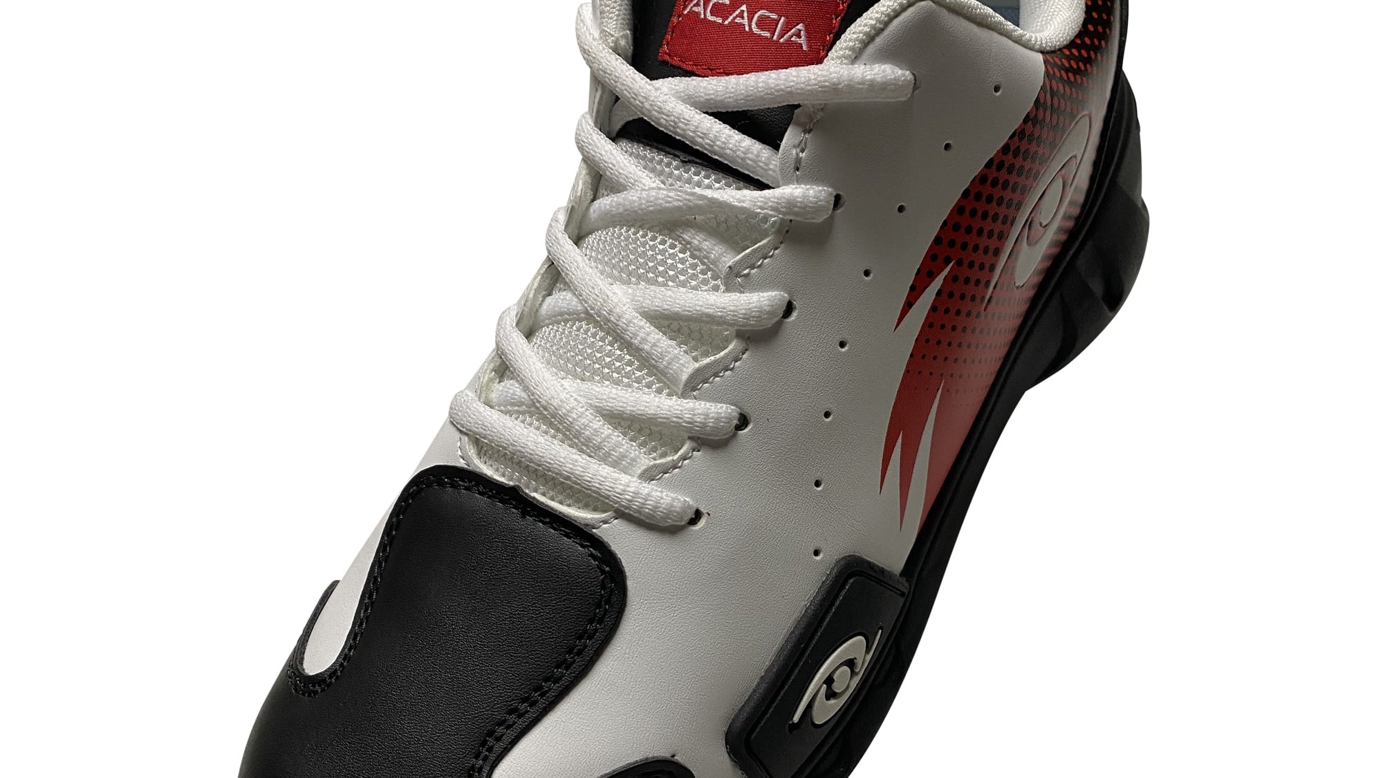 Acacia Patriot Curling Shoes with interchangeable grippers and Teflon sliders Front View