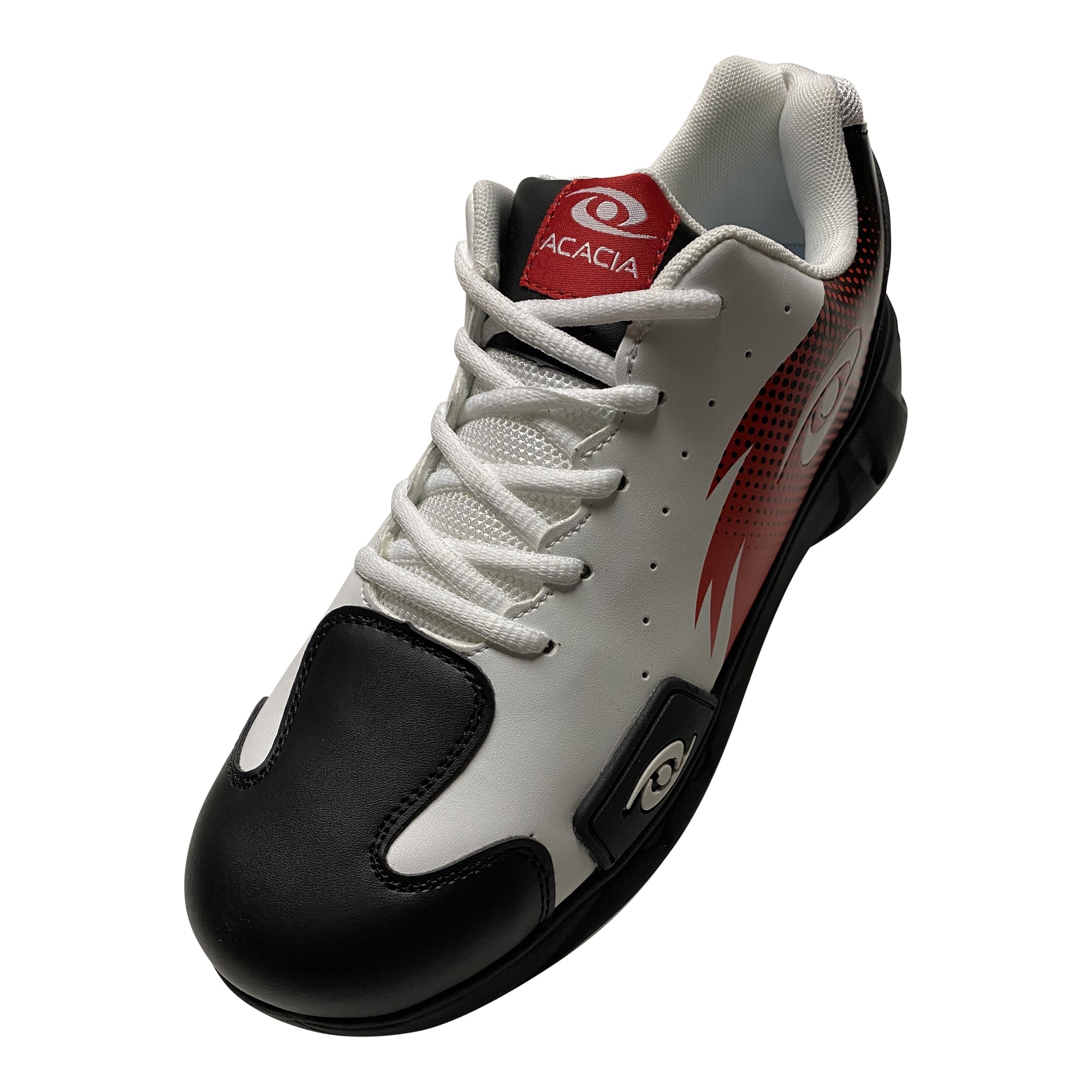 Acacia Patriot Curling Shoes with interchangeable grippers and Teflon sliders Front View