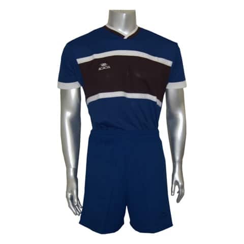 Johnny collar Navy soccer jersey for elite Canadian soccer clubs