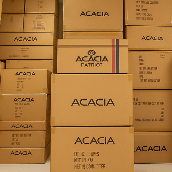 Acacia Warehouse Image featuring different shoe boxes