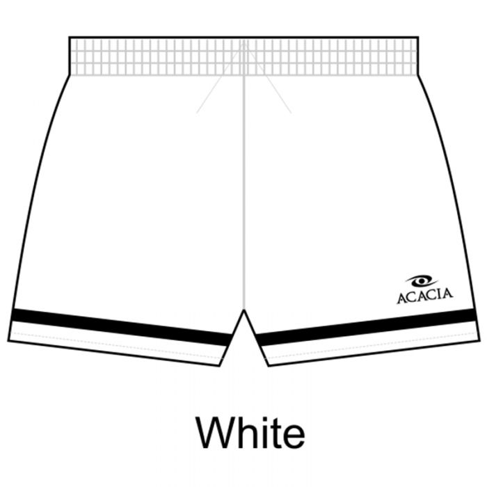 ACACIA DELUXE SOCCER SHORTS white