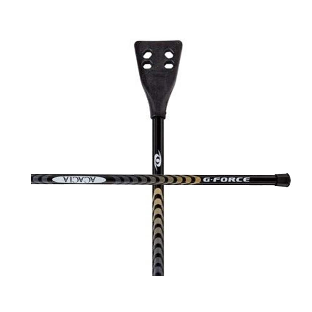 Acacia G-Force Broomball Stick with scandium aluminum titanium alloy shaft for strength and durability - 48 Black