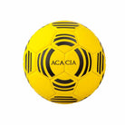 Acaciasports Galaxy Beach Yellow Ball on sandy beach with soft shell