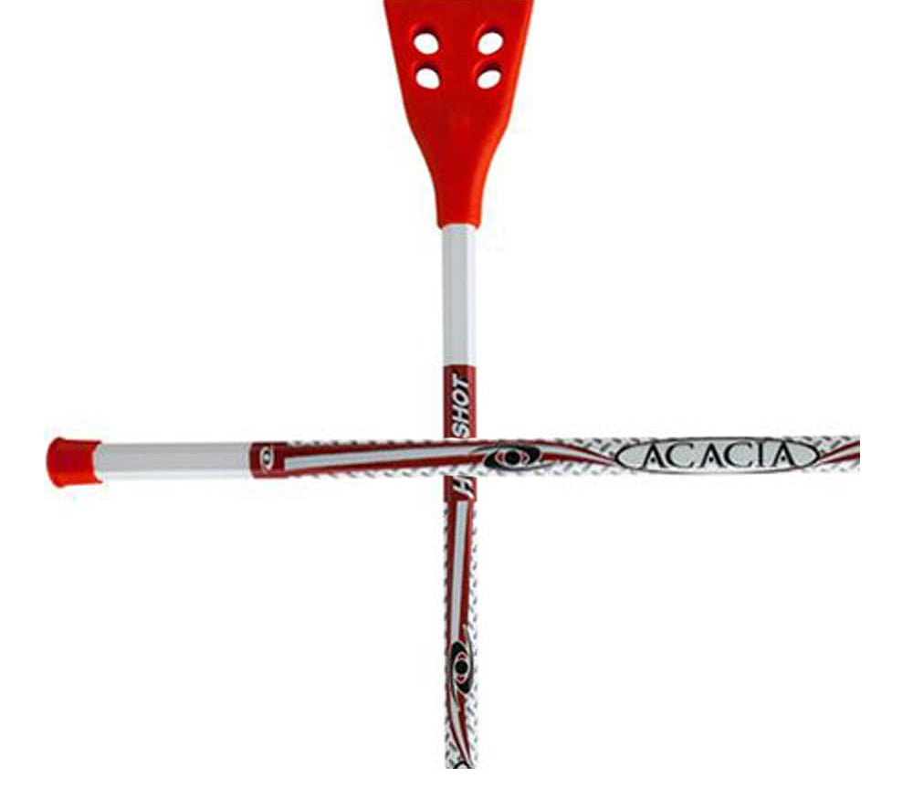 Hot Shot Broomball Stick with titanium alloy shaft and polymer resin head