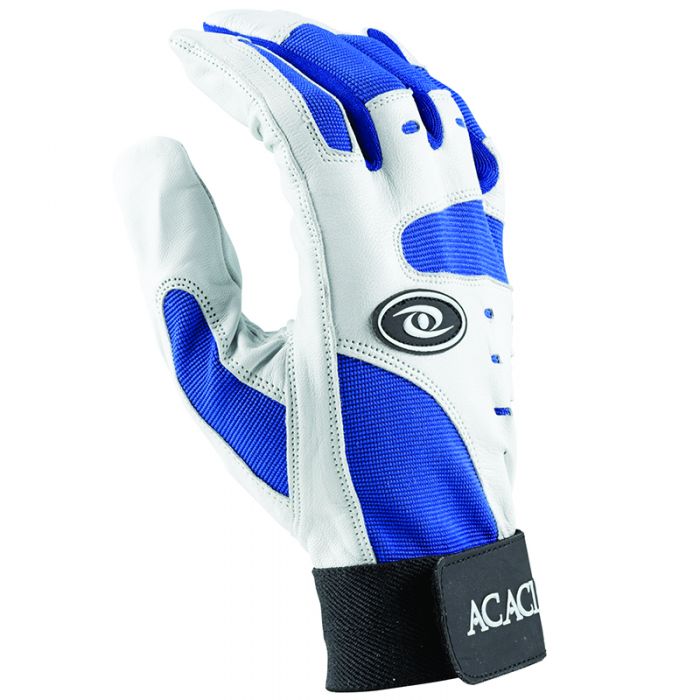 Acacia HR Curling (Blue) Gloves ideal for precise control during sweeping and stone delivery