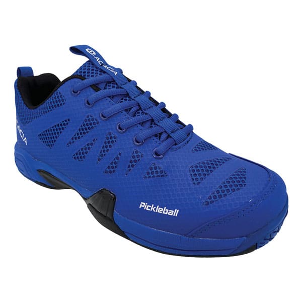 Top view of Acacia ProShot Royal Pickleball Shoe with breathable upper and lace-up fit