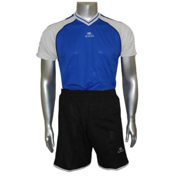 100% polyester jacquard moisture-wicking soccer jersey Royal