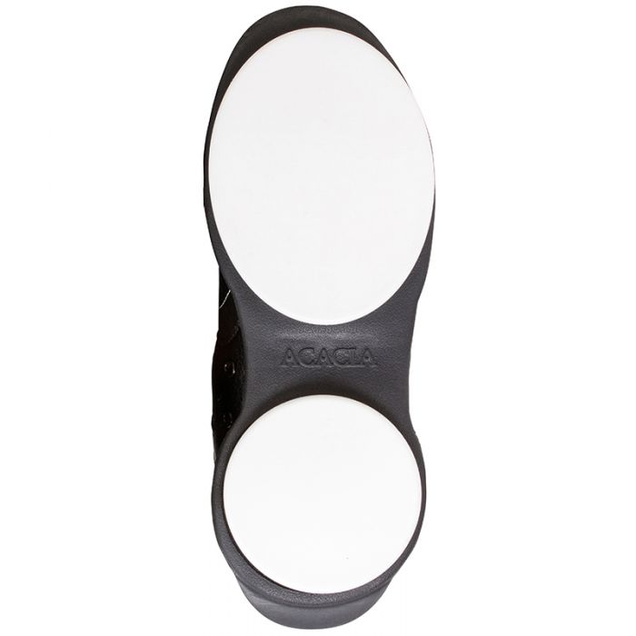 Acaciasports slider pods with Velcro on curling shoe sole