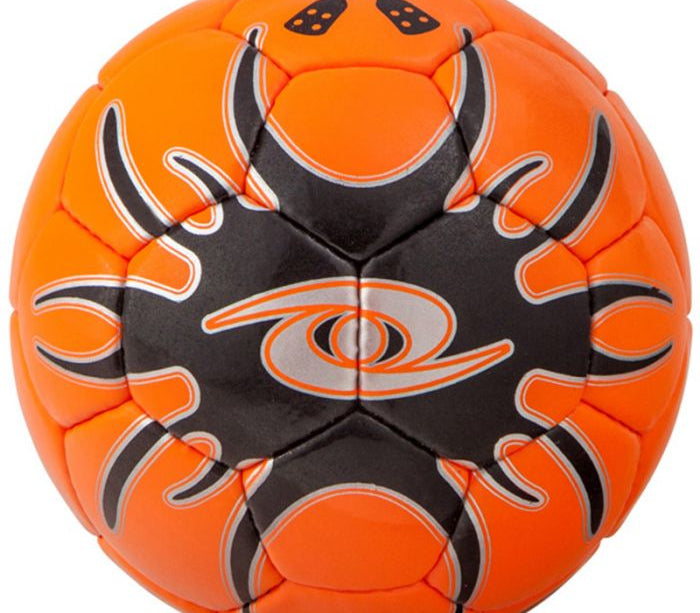 Acacia Orange Spider Broomball Ball with premium latex foam core