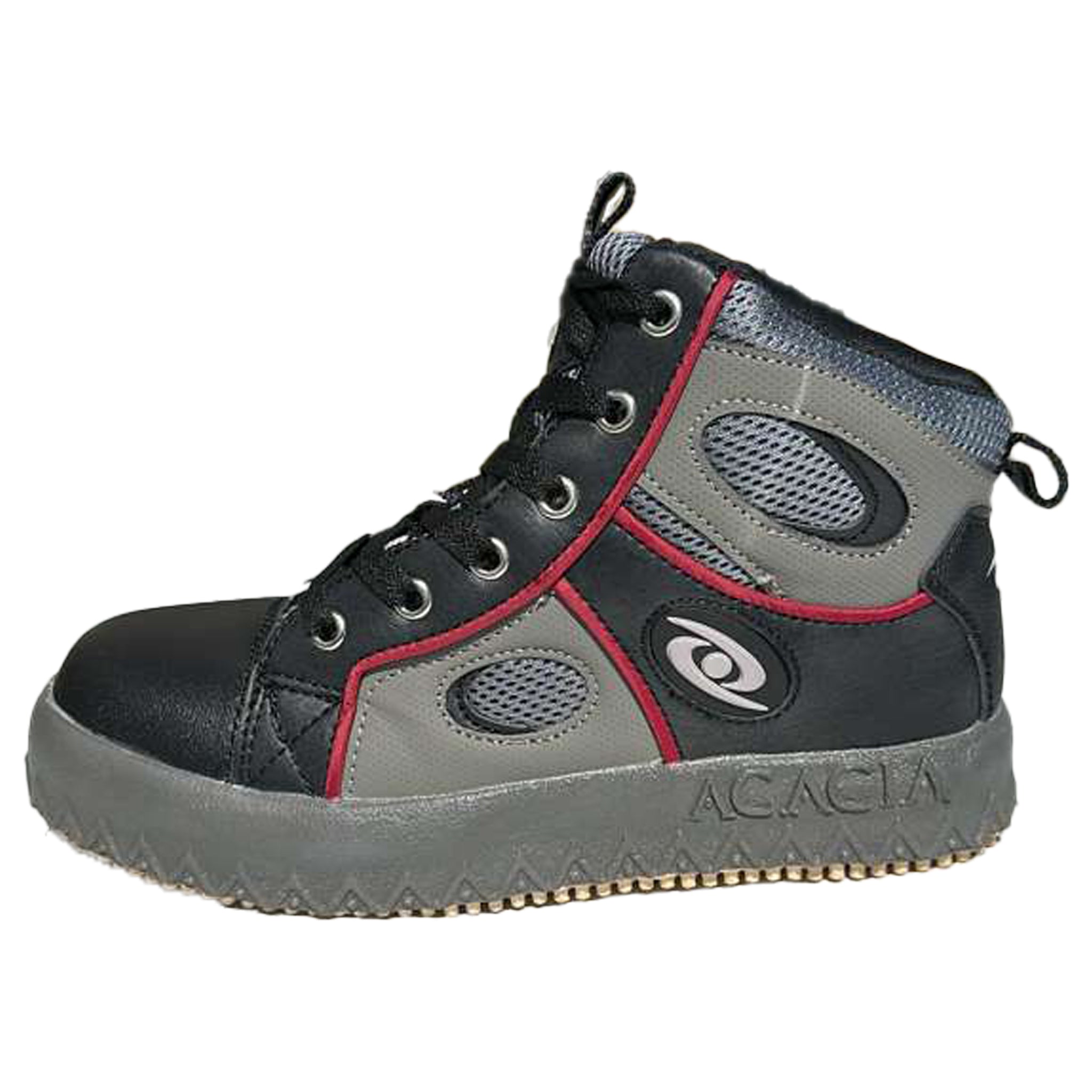 Acacia Grip-Inator II Lightweight Broomball Shoes - Outside View Left Shoe