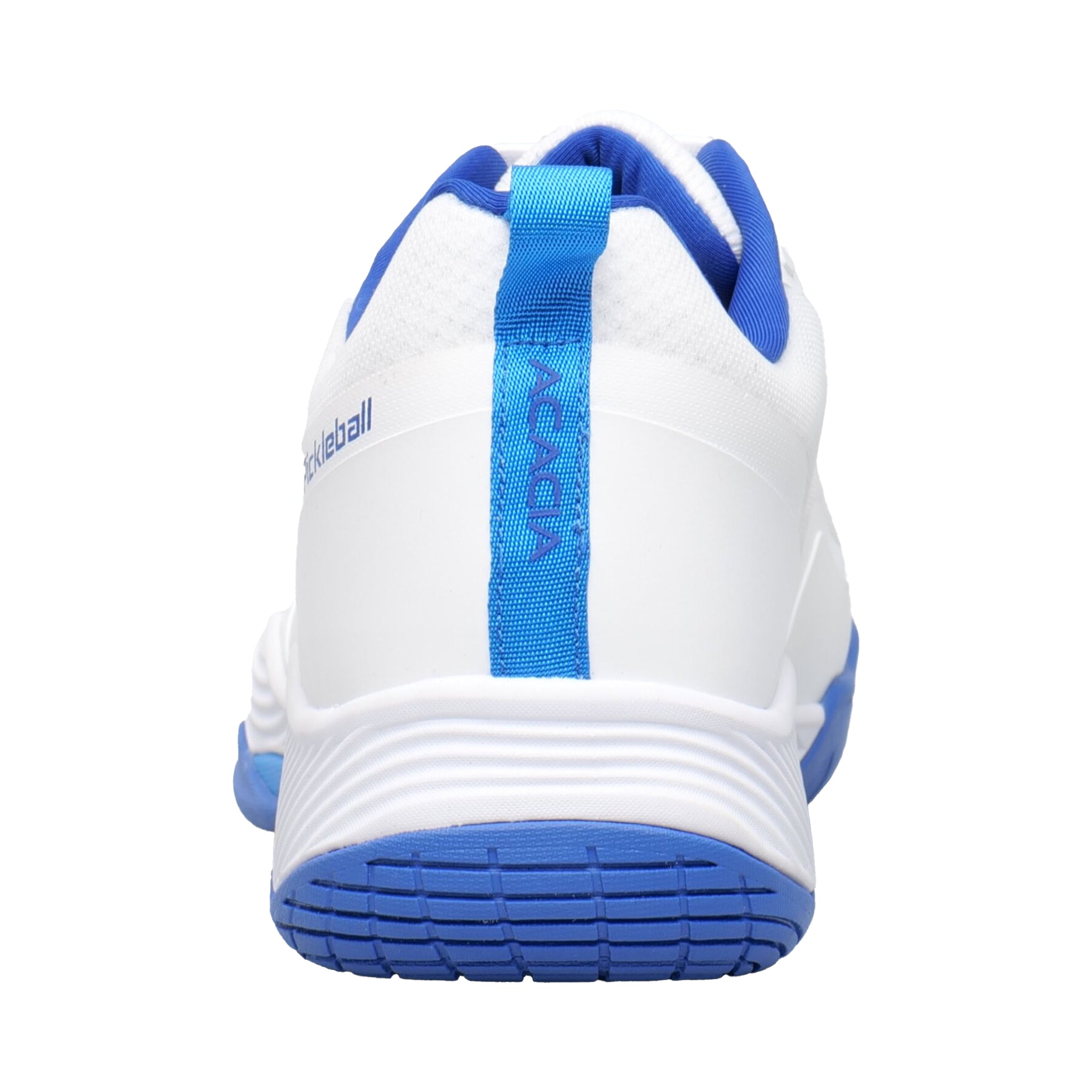Back view of Acacia ClearShot Breeze Unisex Pickleball Shoe with padded heel and ankle support