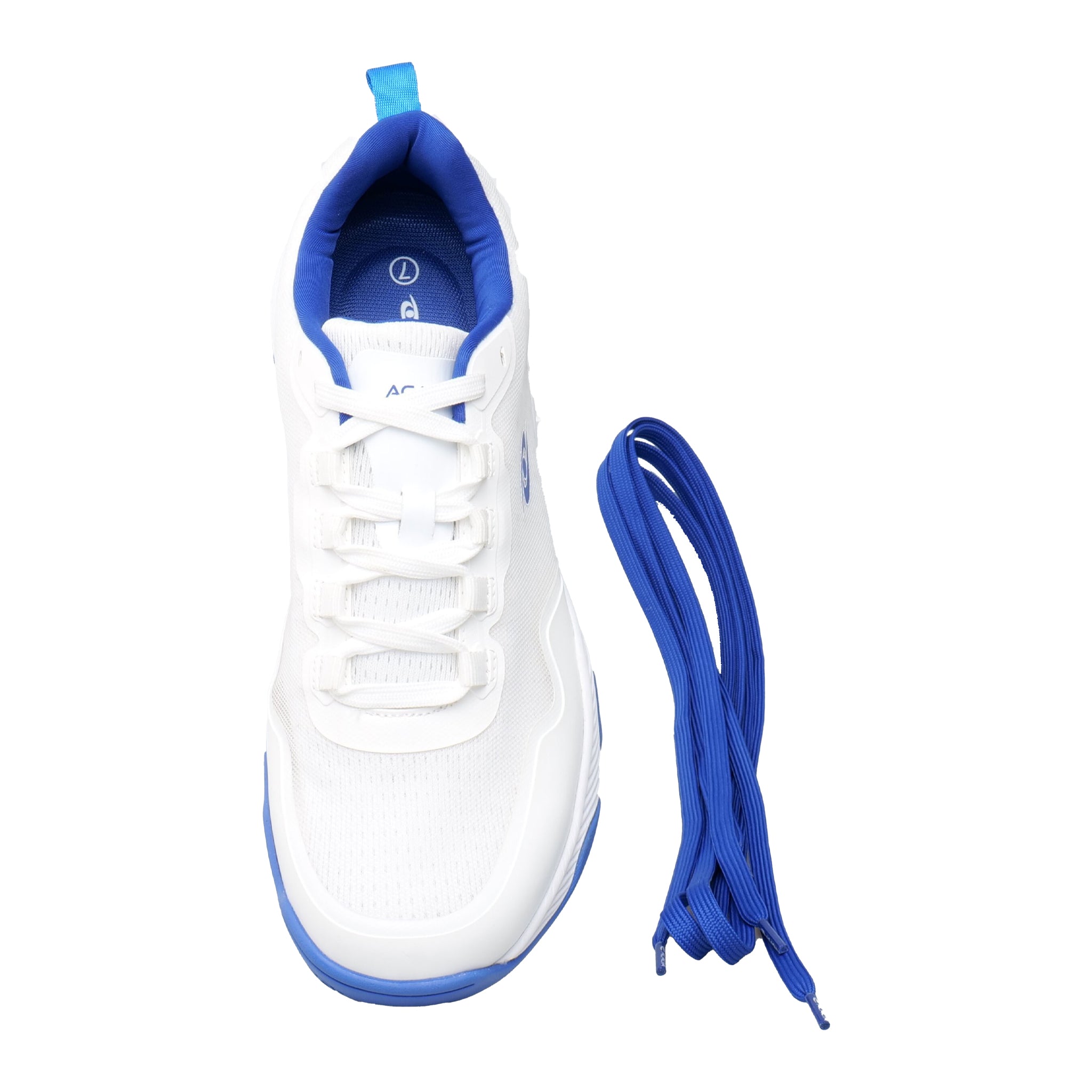 Top view of Acacia ClearShot Breeze Pickleball Shoe with breathable upper and secure laces