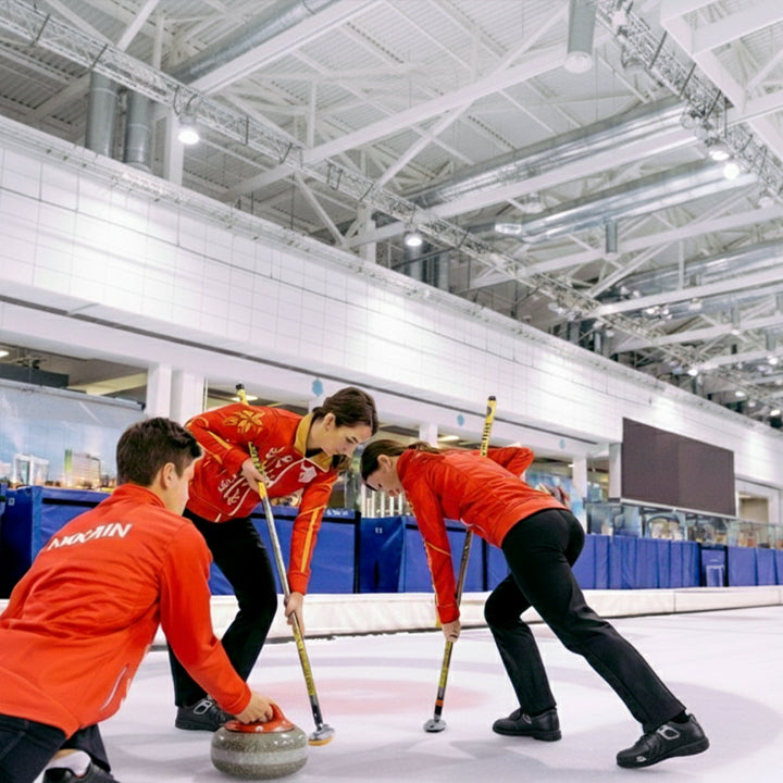 Explore Acacia’s curling shoes, grippers, and gear