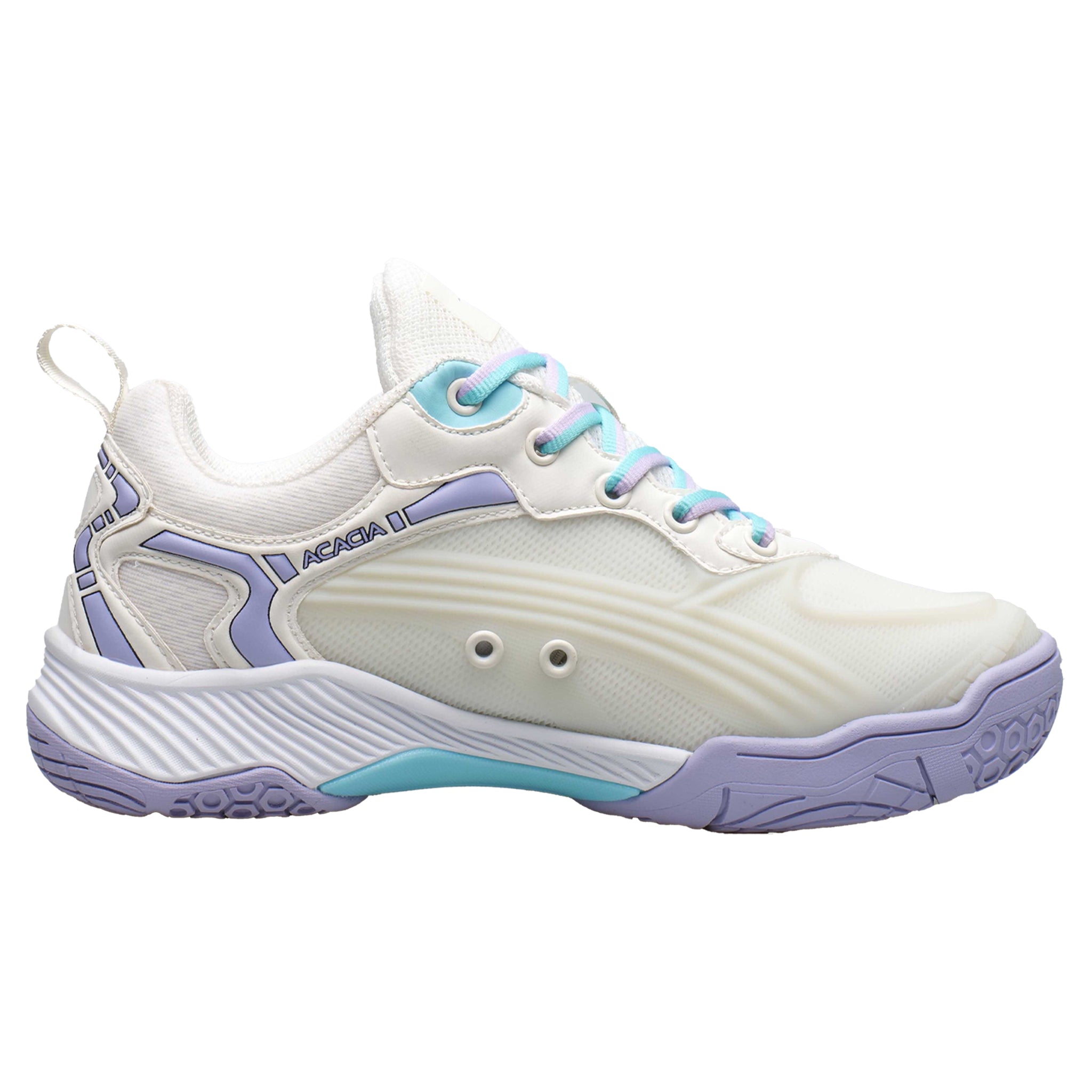 Front view of Acacia DreamShot Amethyst Women's Pickleball Shoe with Cloud Gel cushioning