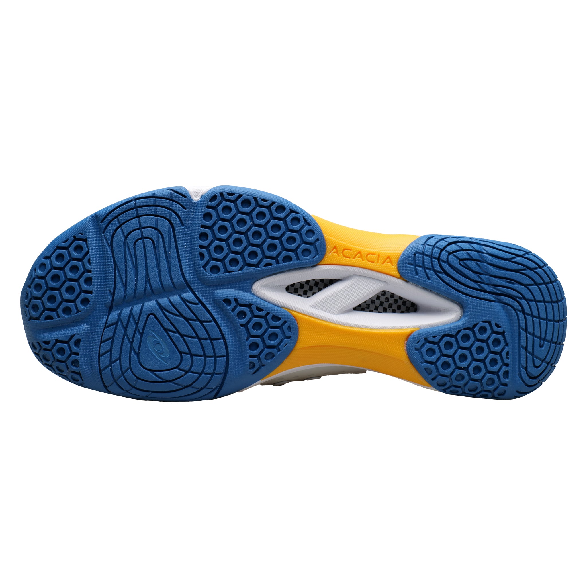 Bottom view of Acacia FreshShot Santorini Shoe featuring Cloud Gel outsole for traction and comfort