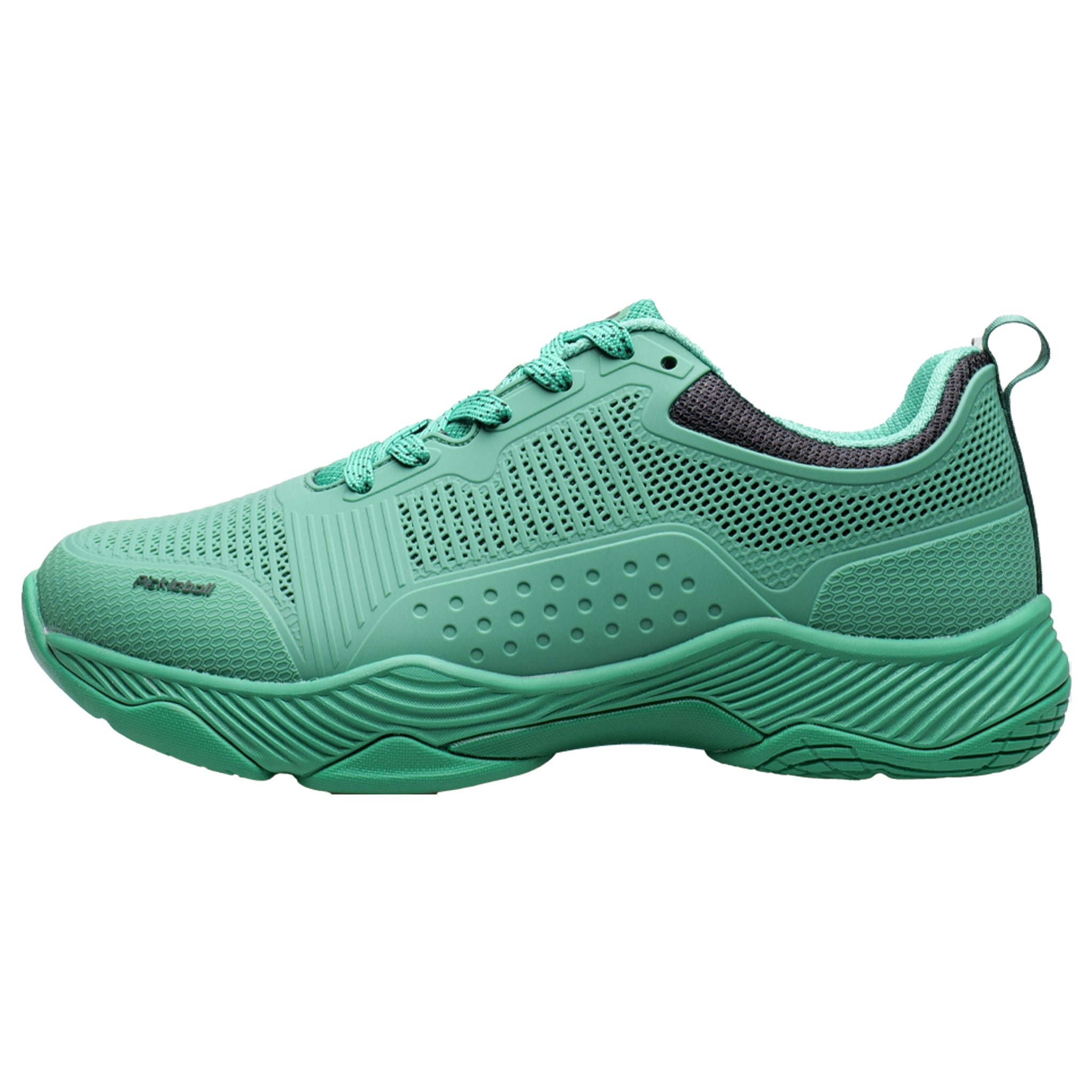 Left Side of Acacia FreshShot Pickle Shoe showing vibrant unisex design and Cloud Gel support