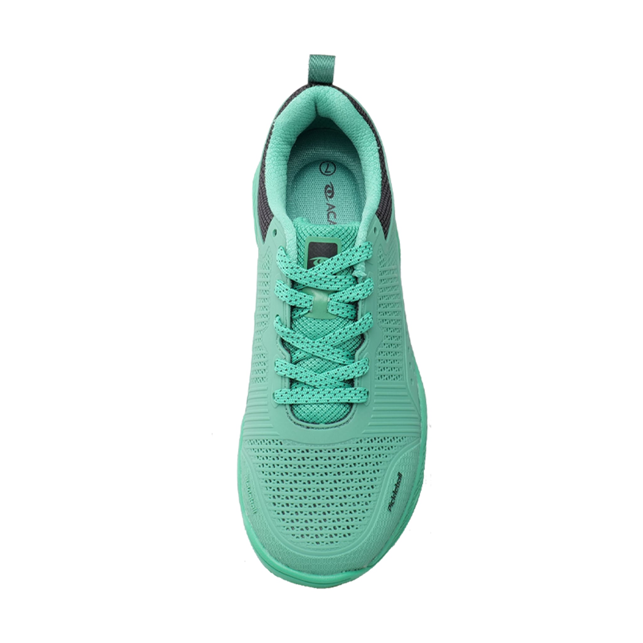 Top view of Acacia FreshShot Pickle Pickleball Shoe with mesh upper and lace-up fit