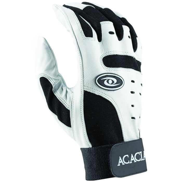 Black and White Acacia HR Curling Gloves made from unlined Cabretta leather for enhanced durability