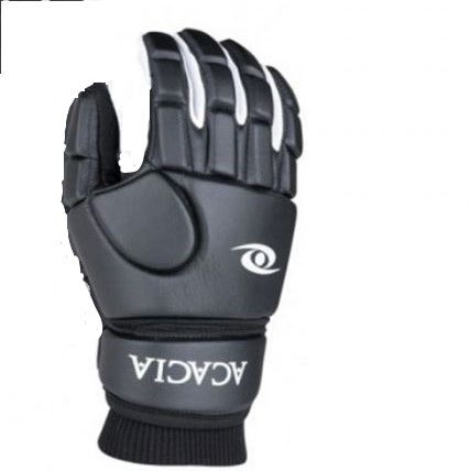 Acacia Impact Broomball Glove featuring suede leather palm and padded Napa leather back for maximum grip and protection