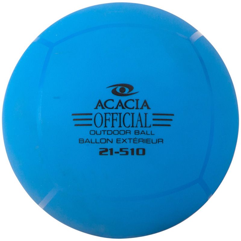 Shop Acacia Official Outdoor Broomball Ball Blue with cold-resistant rubber shell