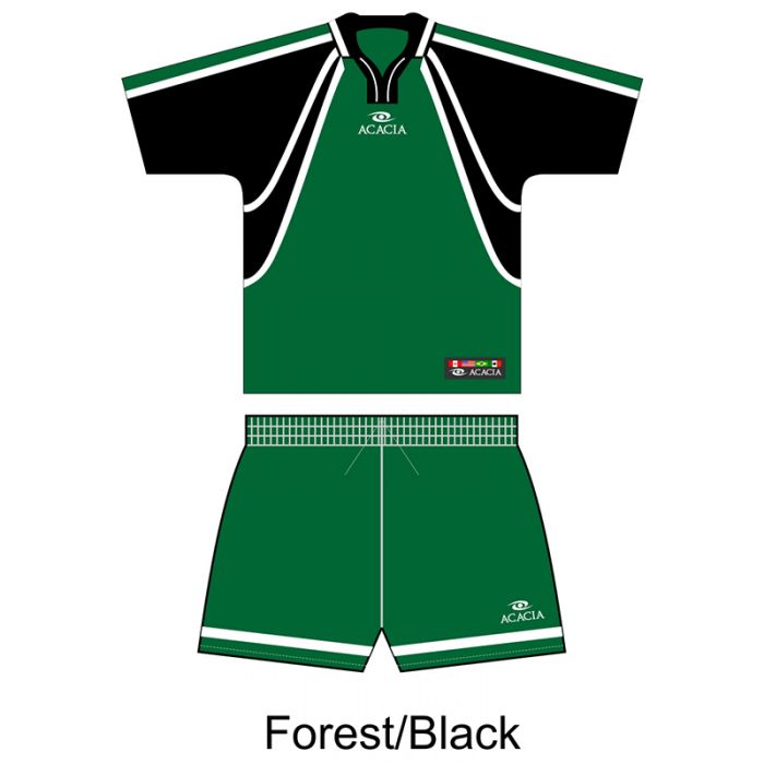 Acaciasports Pro Soccer Jersey with Johnny collar on field