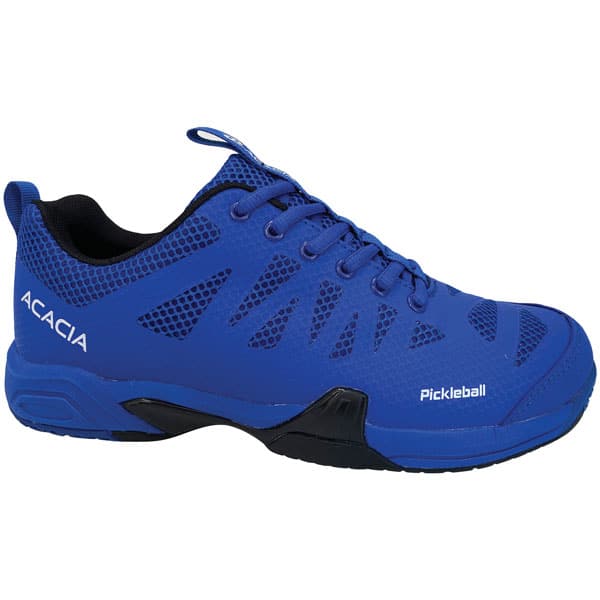 Right view of Acacia ProShot Royal Unisex Pickleball Shoe with Silica Gel cushioning